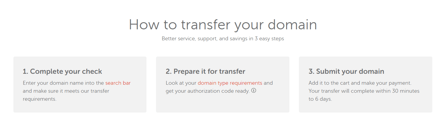 NameCheap - Domain Transfer