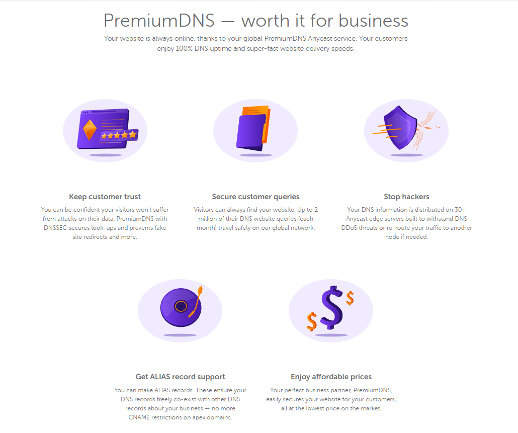 NameCheap - Premium DNS Benefits