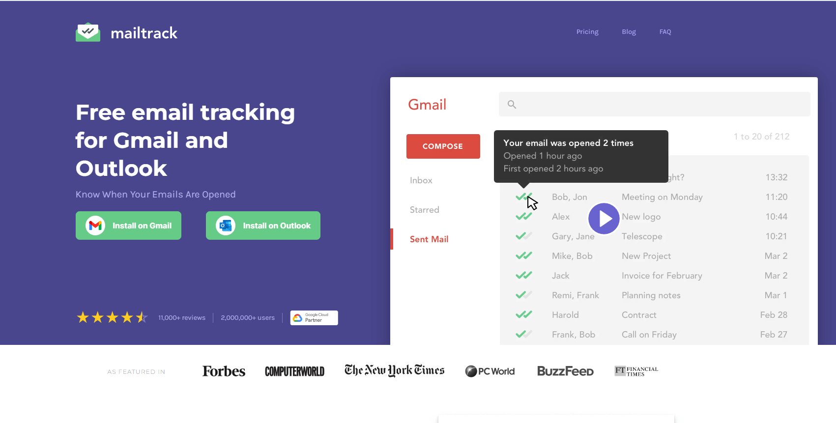 Yesware Email Tracking - MailTrack